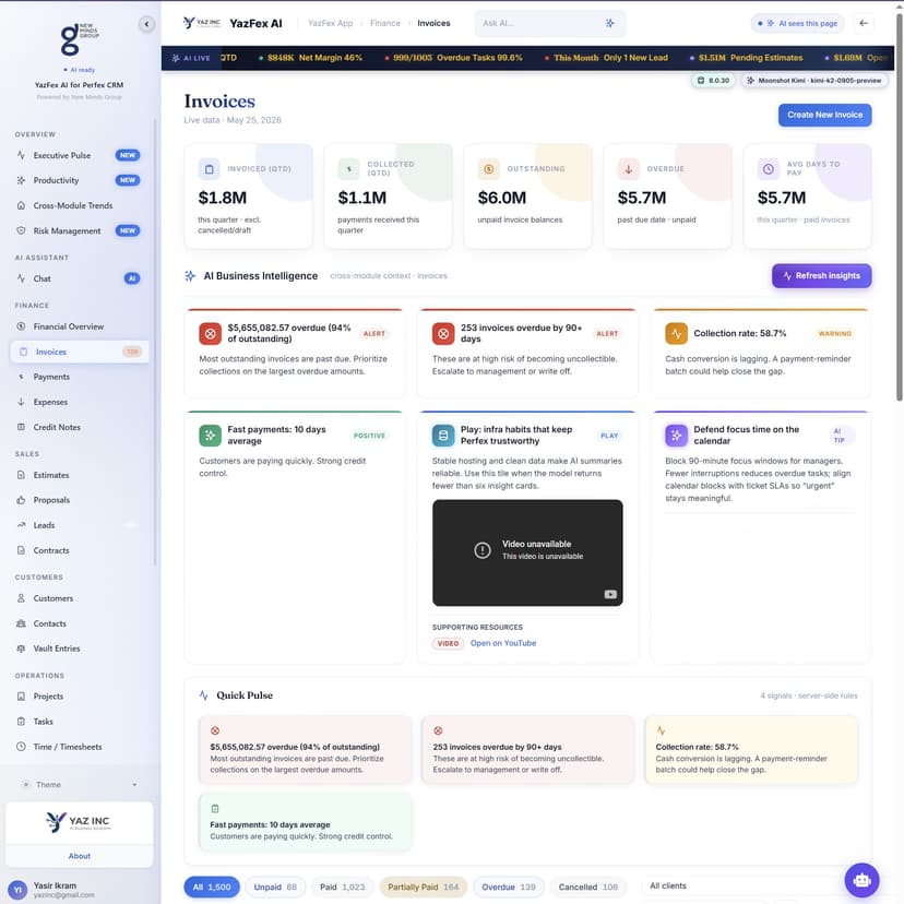 Invoices AI module